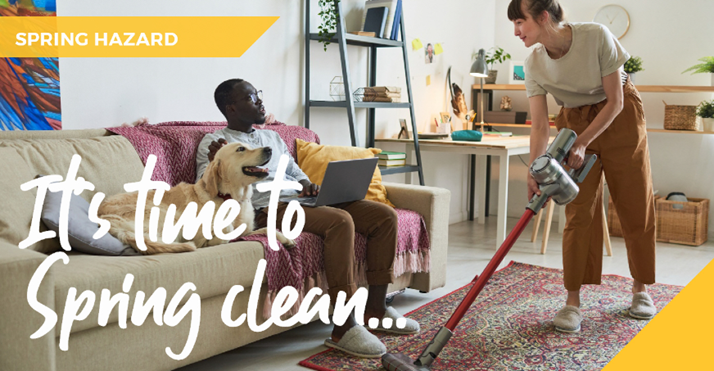 Keeping your pet safe and health whilst you’re Spring cleaning